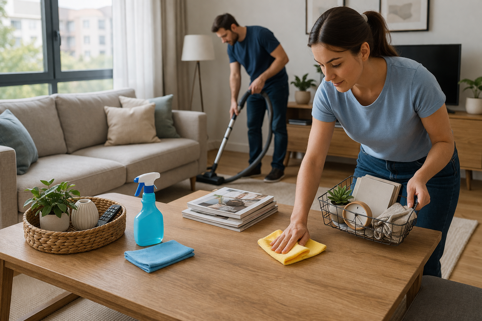 İstanbul’da haftalık ev temizliği rutini — düzenli ev ve haftalık plan