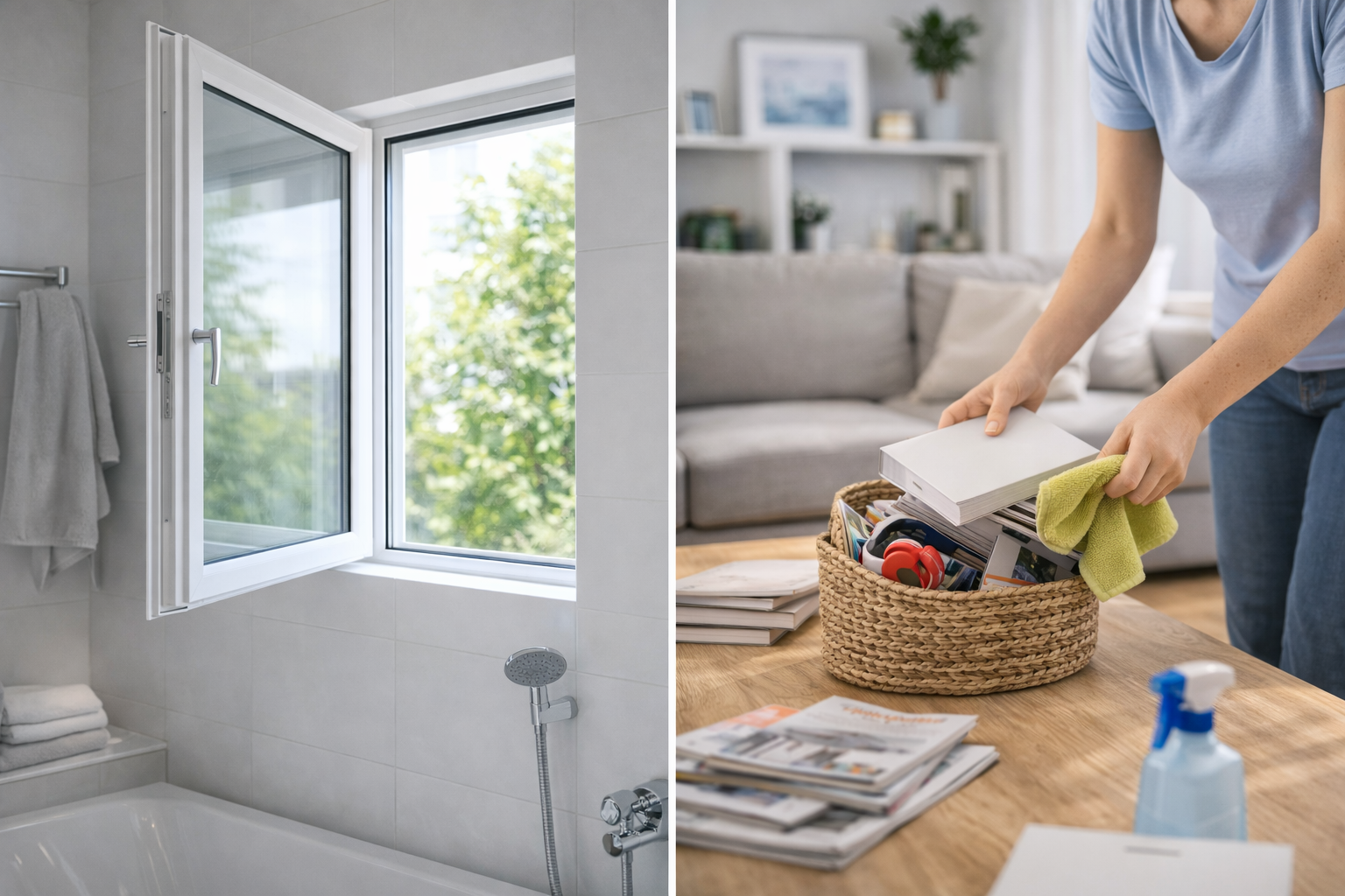Banyoda havalandırma ve nem kontrolü — hızlı ev temizliği ipucu